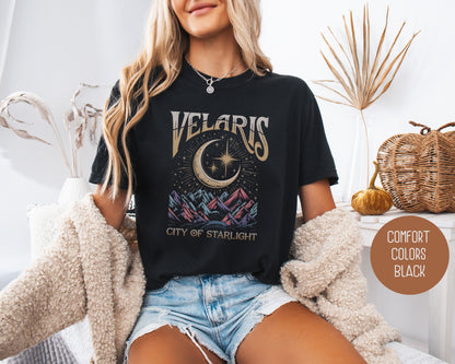 Vintage Velaris City of Starlight Comfort Colors Shirt