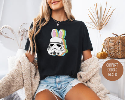 Storm Trooper Easter Bunny Comfort Colors Shirt T-Shirt  CreativeSpecialTs