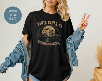 Santa Carla Murder Capital of the World Comfort Colors Shirt T-Shirt  CreativeSpecialTs