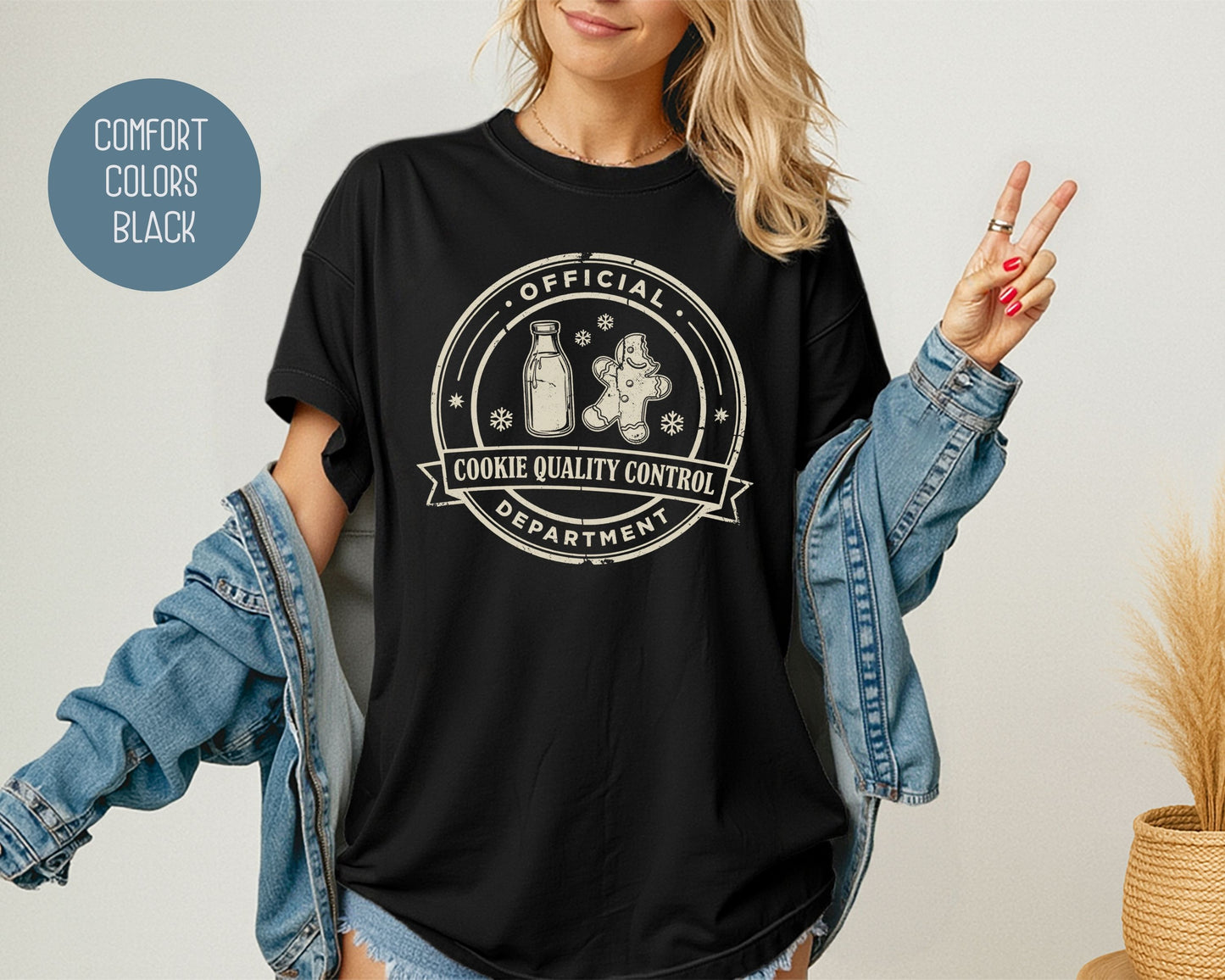 Official Cookie Quality Control Department Comfort Colors Shirt T-Shirt  CreativeSpecialTs