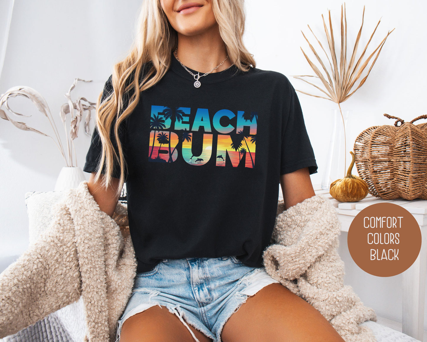 Beach Bum Comfort Colors Shirt T-Shirt  CreativeSpecialTs