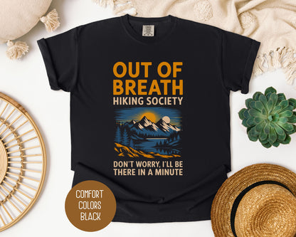 Out of Breath Hiking Society Shirt