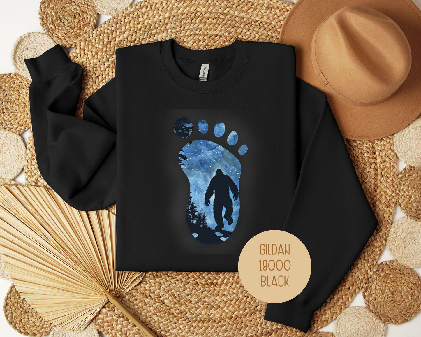 Bigfoot Footprint Sweatshirt