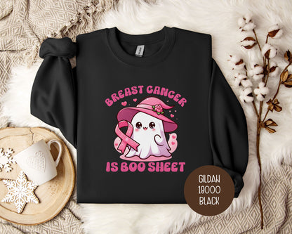 Breast Cancer Is Boo Sheet Sweatshirt