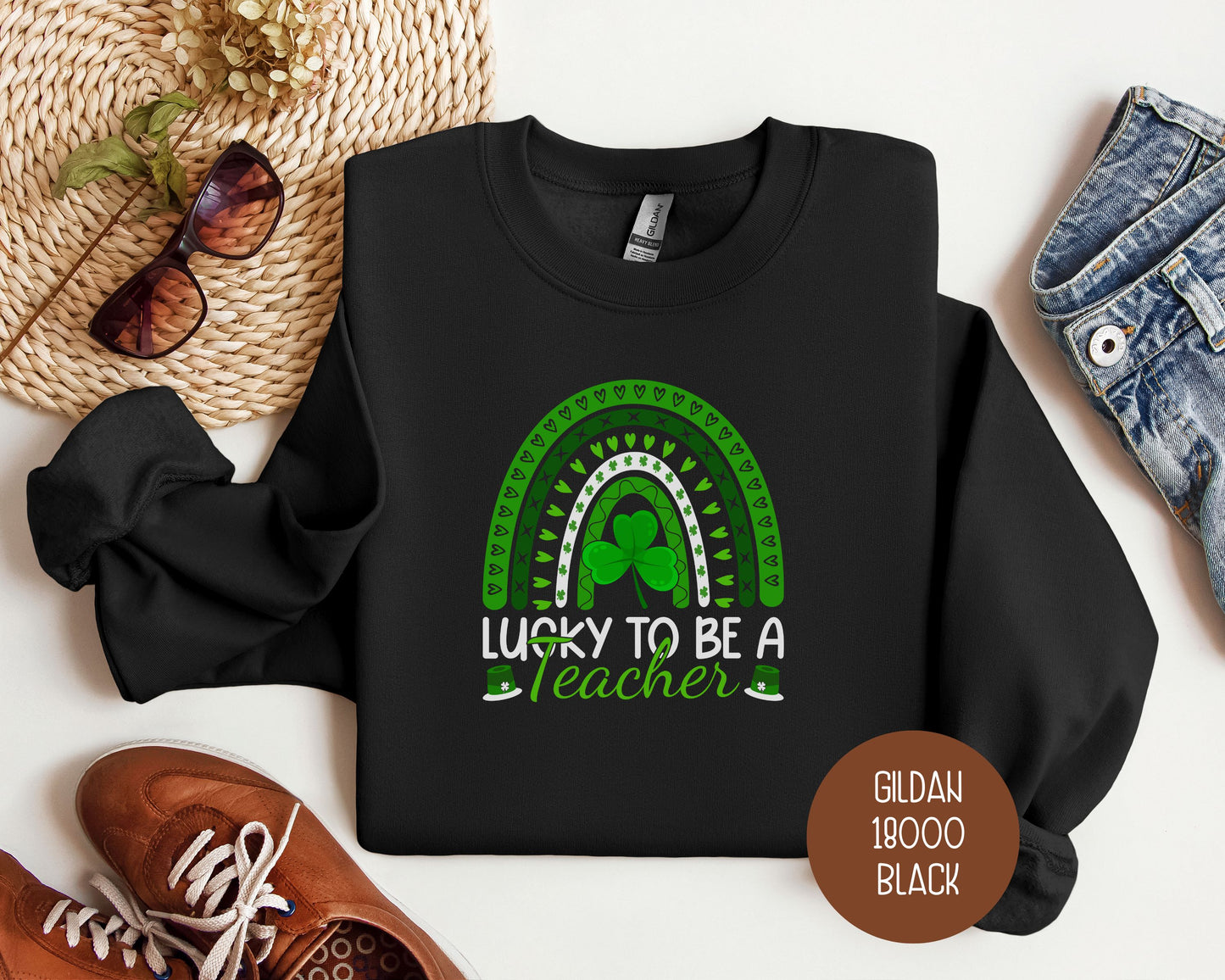 Lucky to Be a Teacher St Patrick's Day Sweatshirt