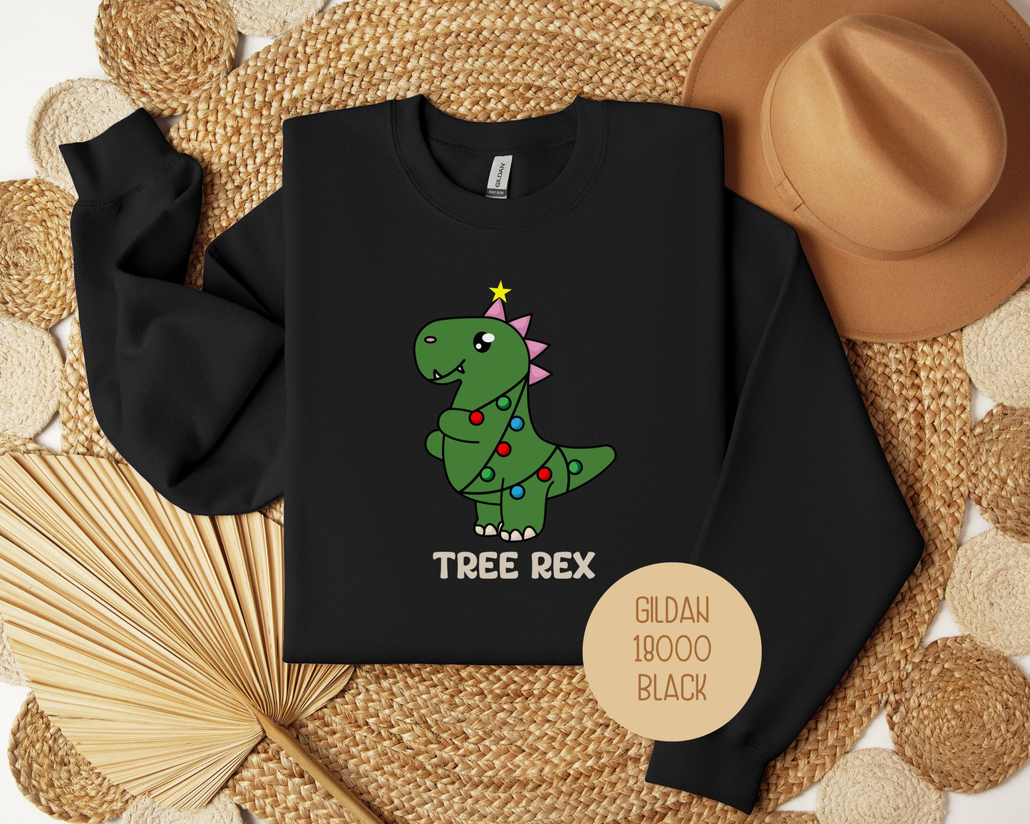 Tree Rex Dinosaur Family Christmas Sweatshirt