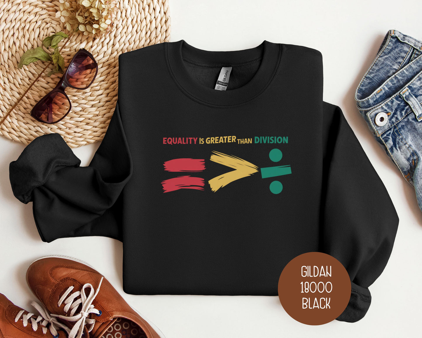 Equality is Greater Than Division Sweatshirt