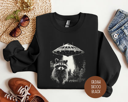 Raccoon UFO Sweatshirt
