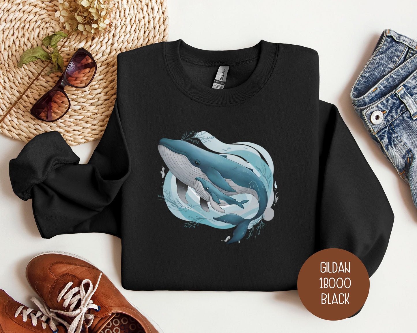 Cute Whale Animal Baby Sweatshirt