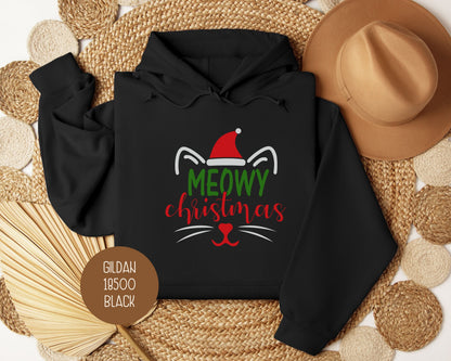 Meowy Christmas Hoodie Hoodie  CreativeSpecialTs