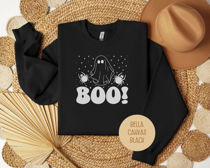 Ghost Boo Spiders Sweatshirt