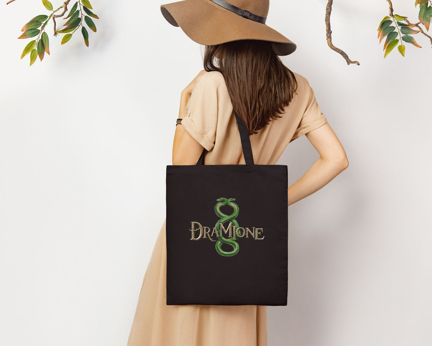 Dramione Fanfiction Book Themed Canvas Tote Bag