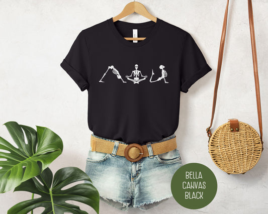 Skeleton Yoga Shirt