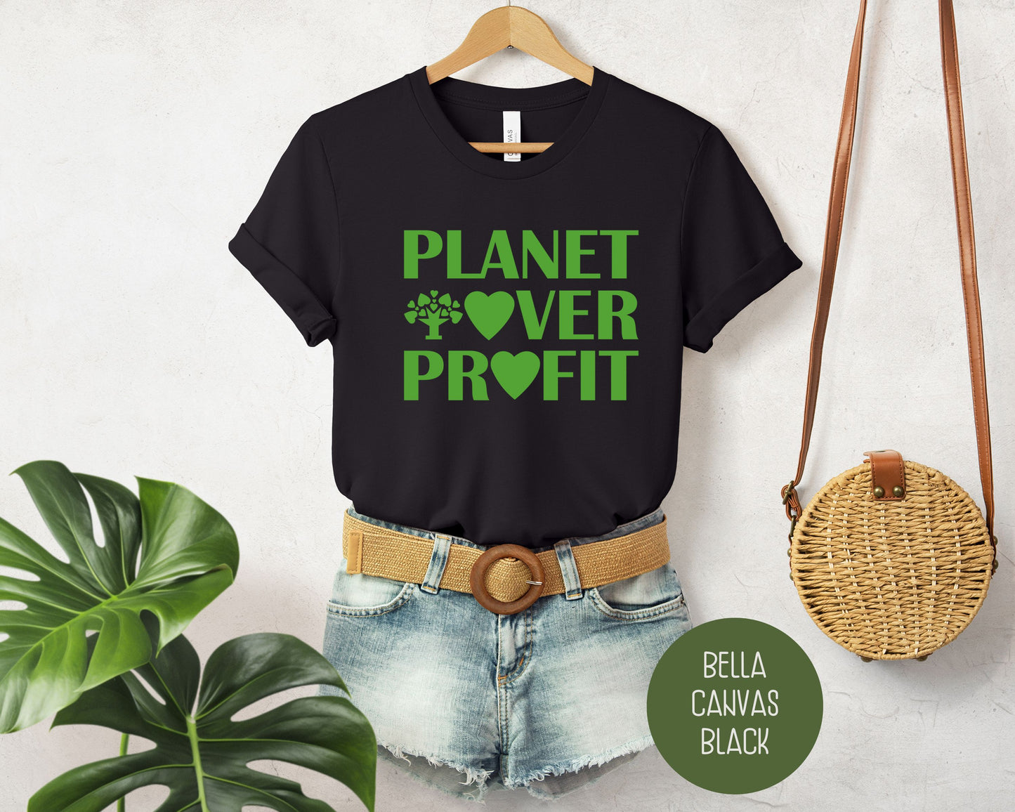 Planet Over Profit Environmental Earth Day Shirt