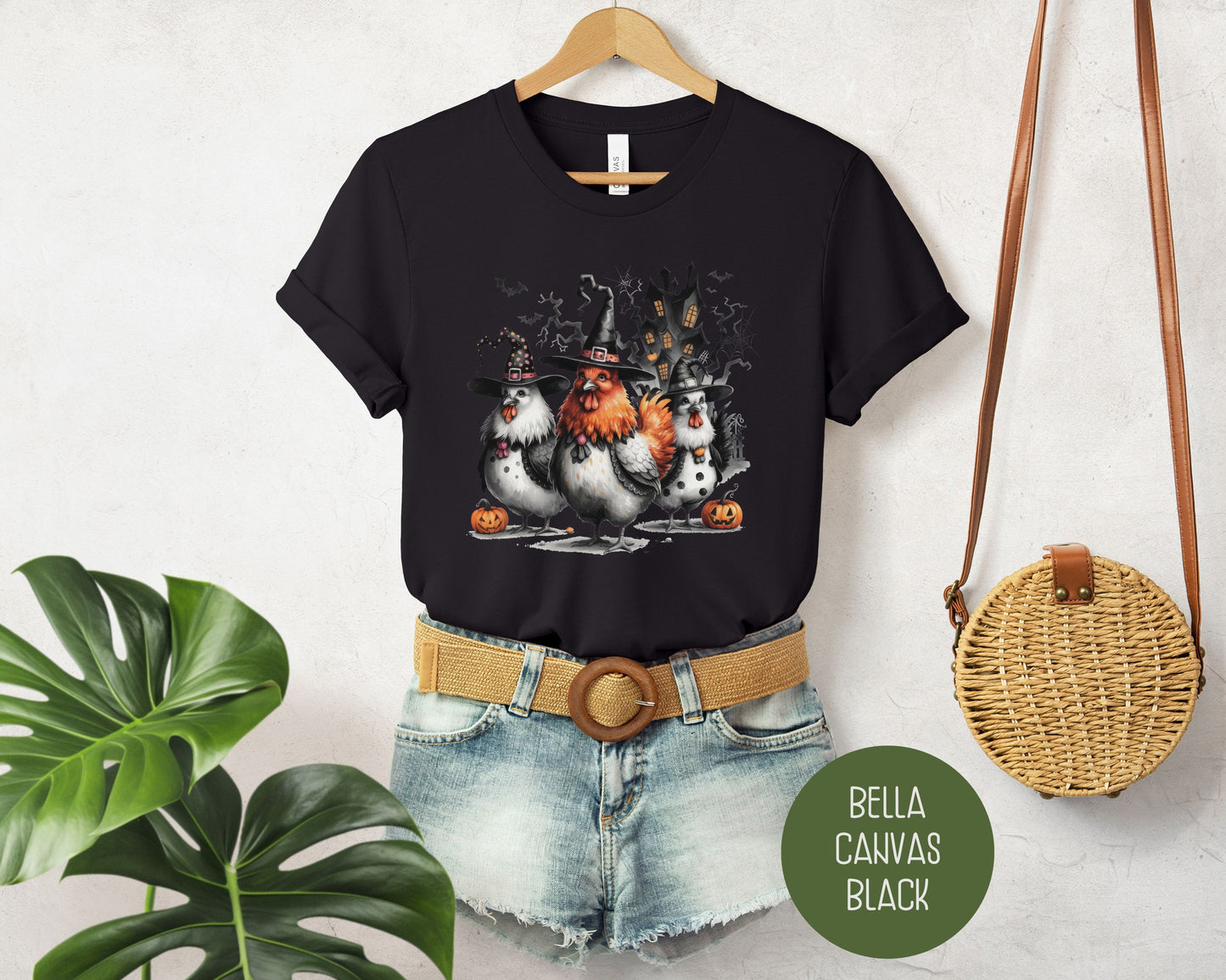 Chicken Witch Halloween Shirt