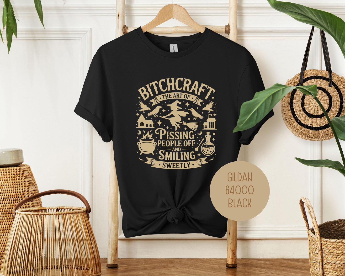 Bitchcraft: Art of Pissing People Off and Smiling Sweetly Shirt