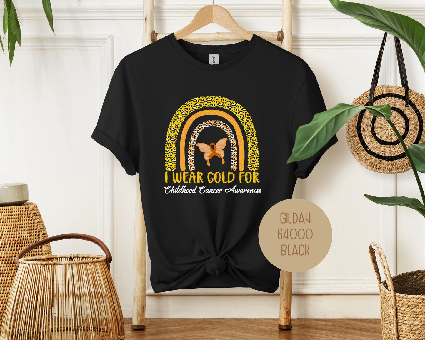 I Wear Gold In September for Childhood Cancer Awareness Month Shirt