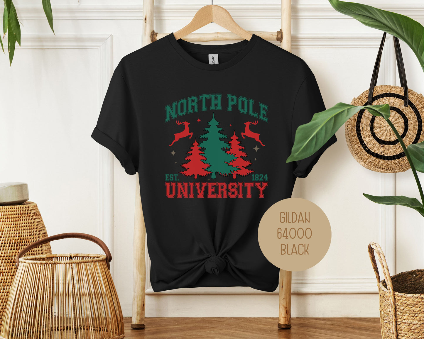 North Pole University Christmas Shirt