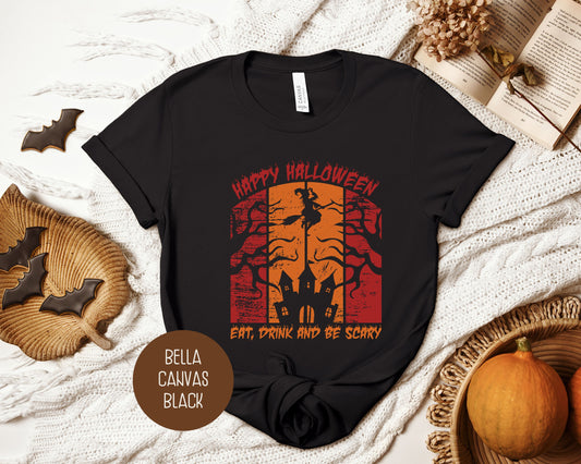 Eat Drink & Be Scary Halloween Shirt