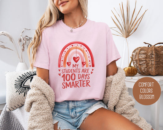 My Students are 100 Days Smarter Comfort Colors Shirt