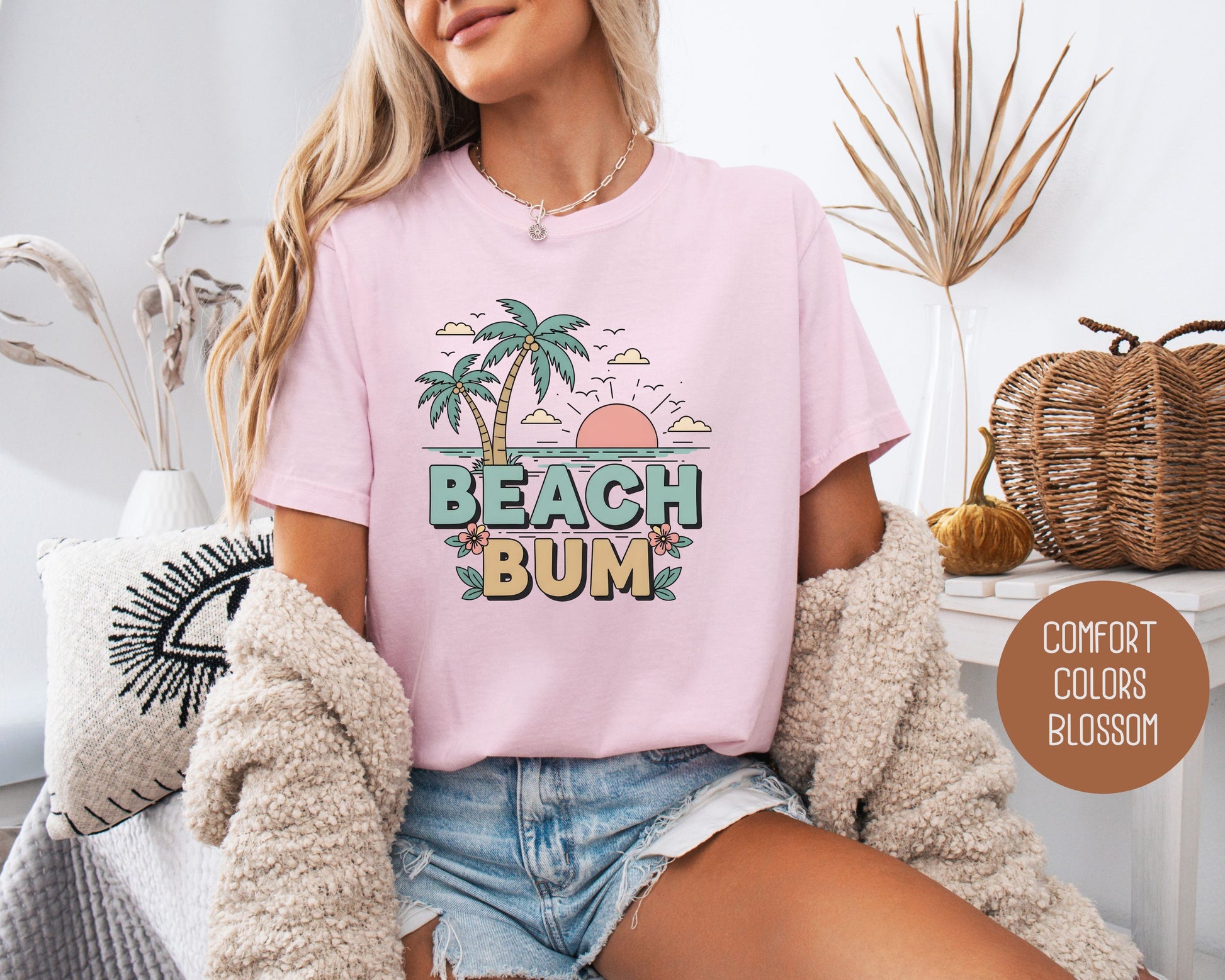 Beach Bum Comfort Colors Shirt T-Shirt  CreativeSpecialTs