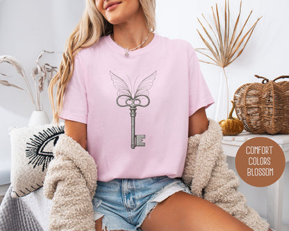 Fairy Key Comfort Colors Shirt