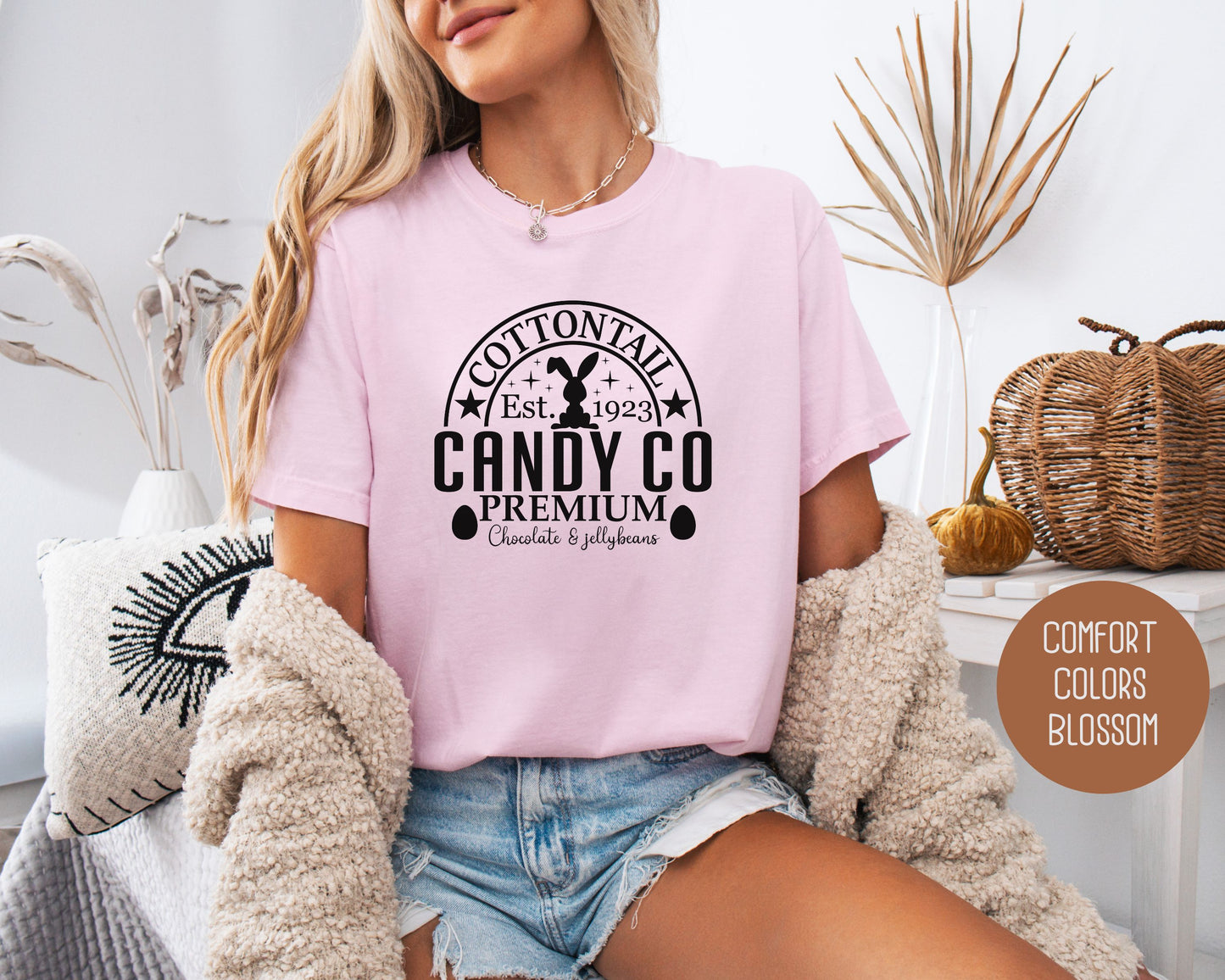 Cottontail Candy Company Easter Comfort Colors Shirt