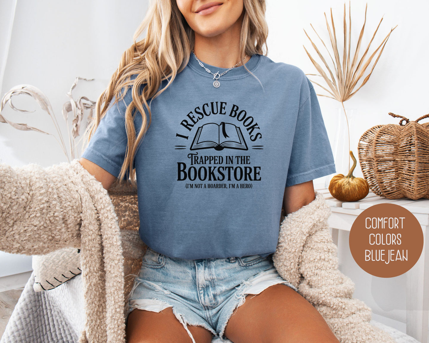 I Rescue Books from the Bookstore Comfort Colors Shirt