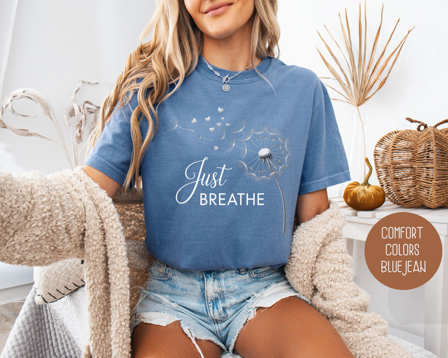 Just Breathe Comfort Colors Shirt