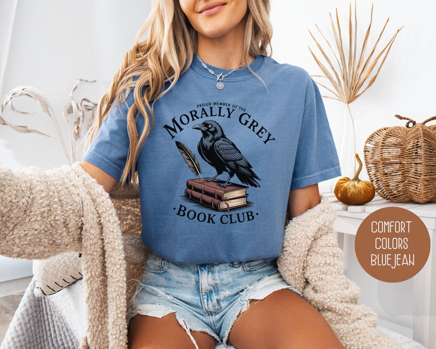 Morally Grey Book Club Comfort Colors Shirt
