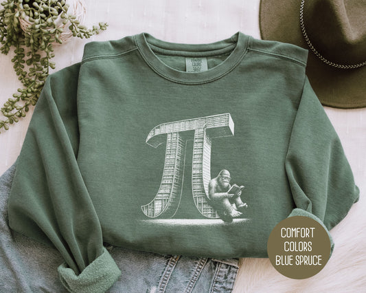 Pi Day Bigfoot Sweatshirt Sweatshirt  CreativeSpecialTs