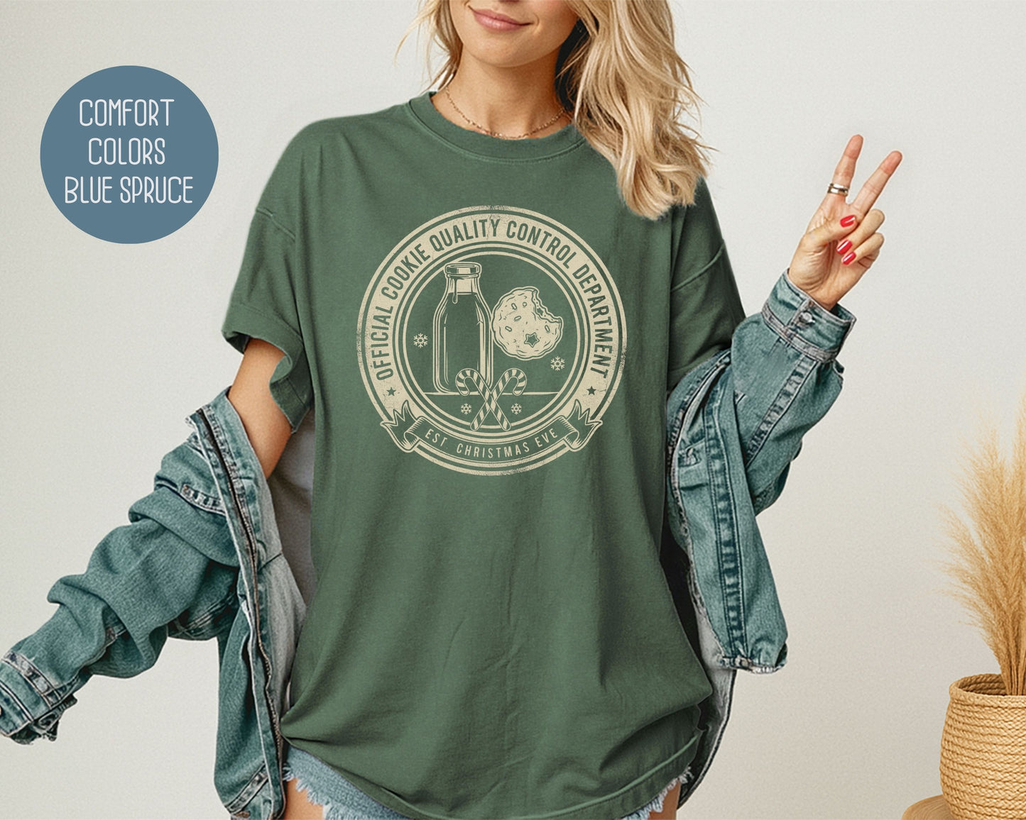 Official Cookie Quality Control Department Comfort Colors Shirt T-Shirt  CreativeSpecialTs