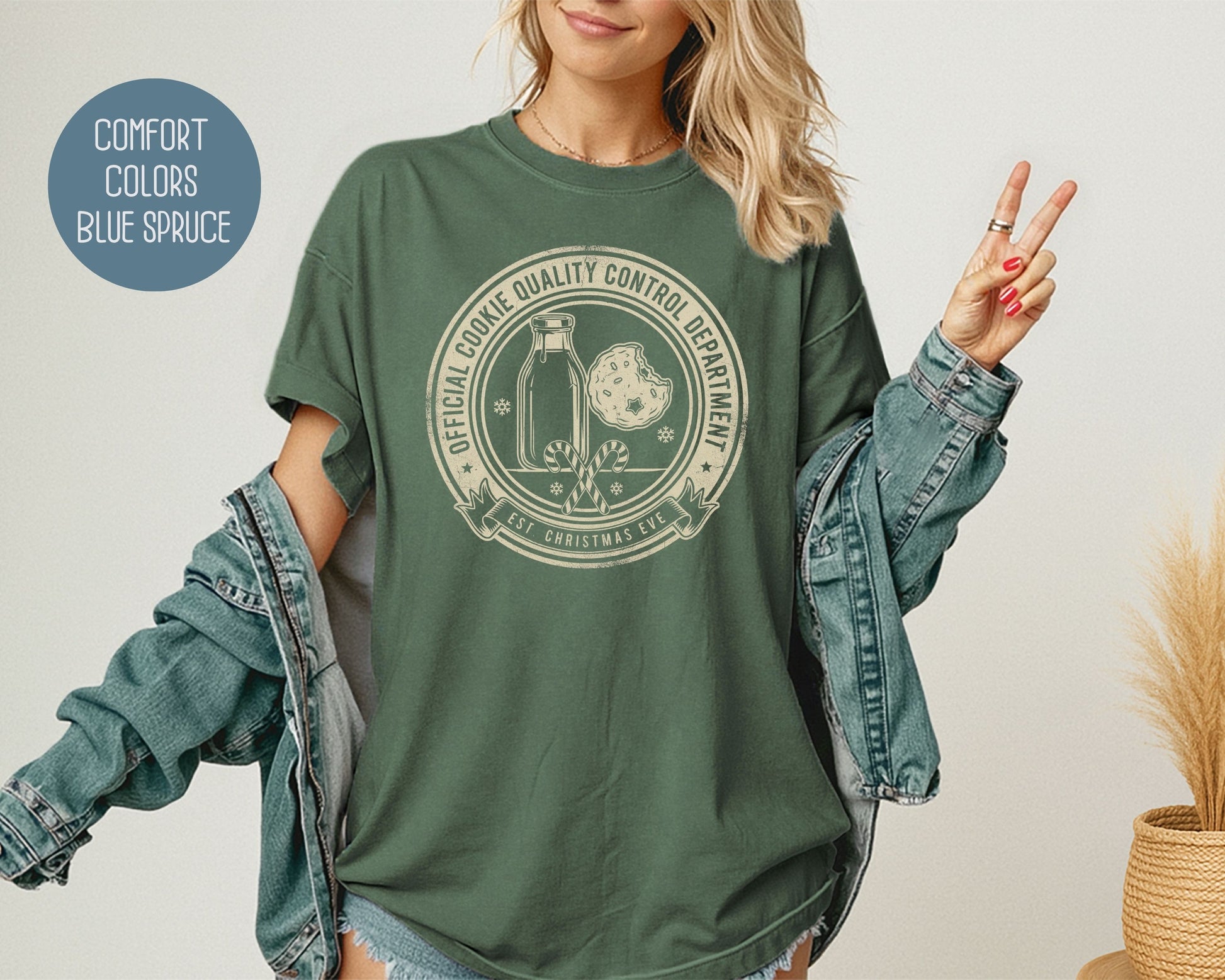 Official Cookie Quality Control Department Comfort Colors Shirt T-Shirt  CreativeSpecialTs