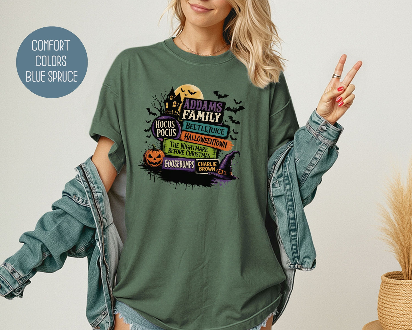 Halloween Movies Comfort Colors Shirt T-Shirt  CreativeSpecialTs