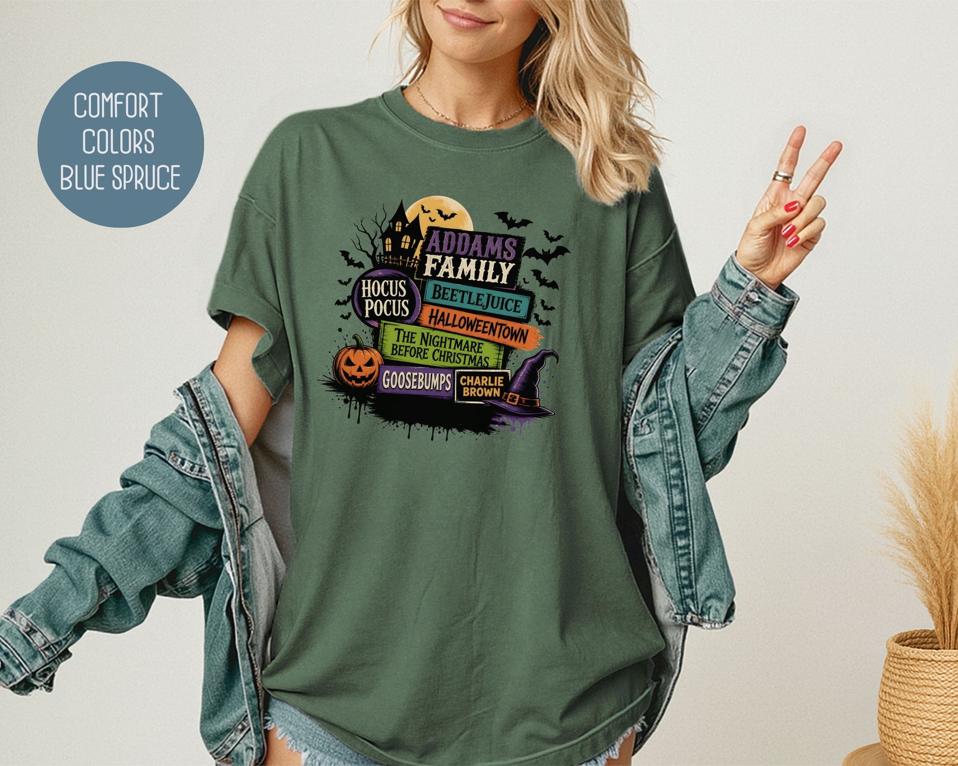 Halloween Movies Comfort Colors Shirt T-Shirt  CreativeSpecialTs