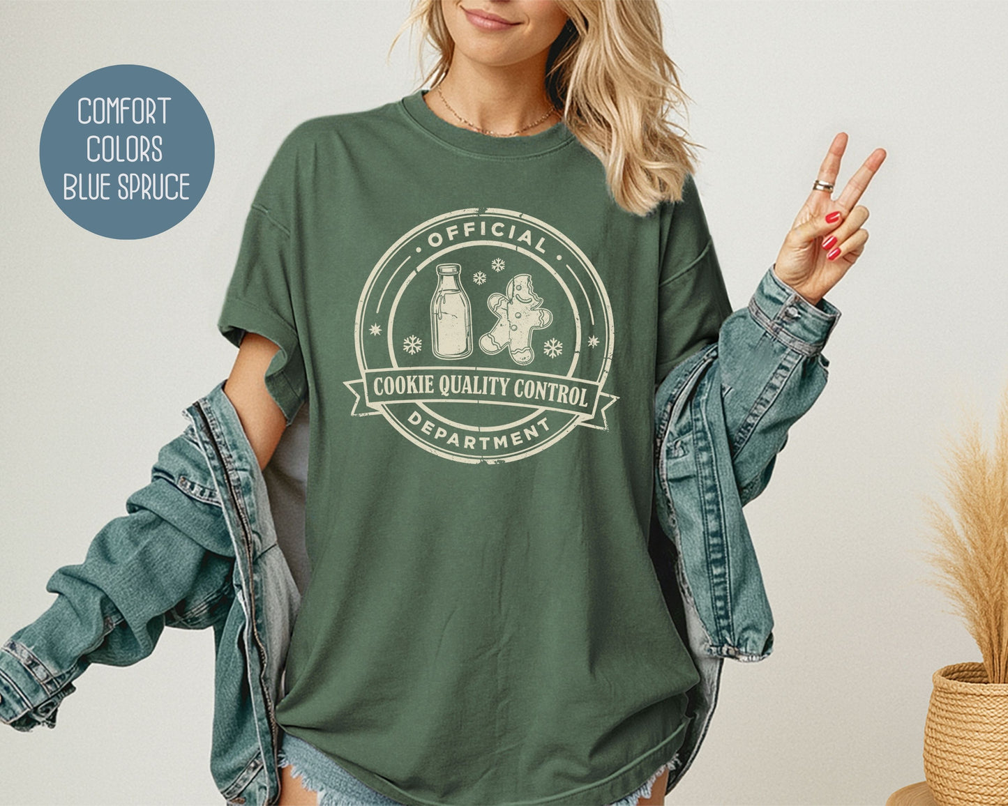 Official Cookie Quality Control Department Comfort Colors Shirt T-Shirt  CreativeSpecialTs