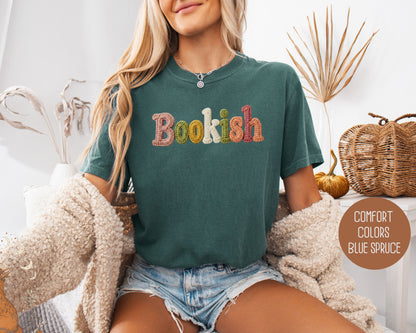 Bookish Faux Yarn Comfort Colors Shirt