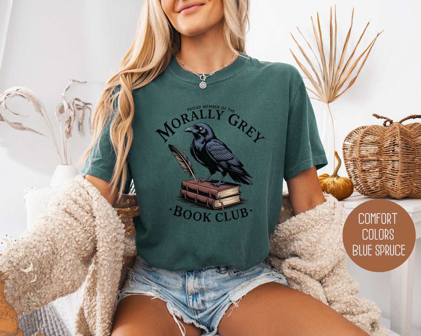 Morally Grey Book Club Comfort Colors Shirt