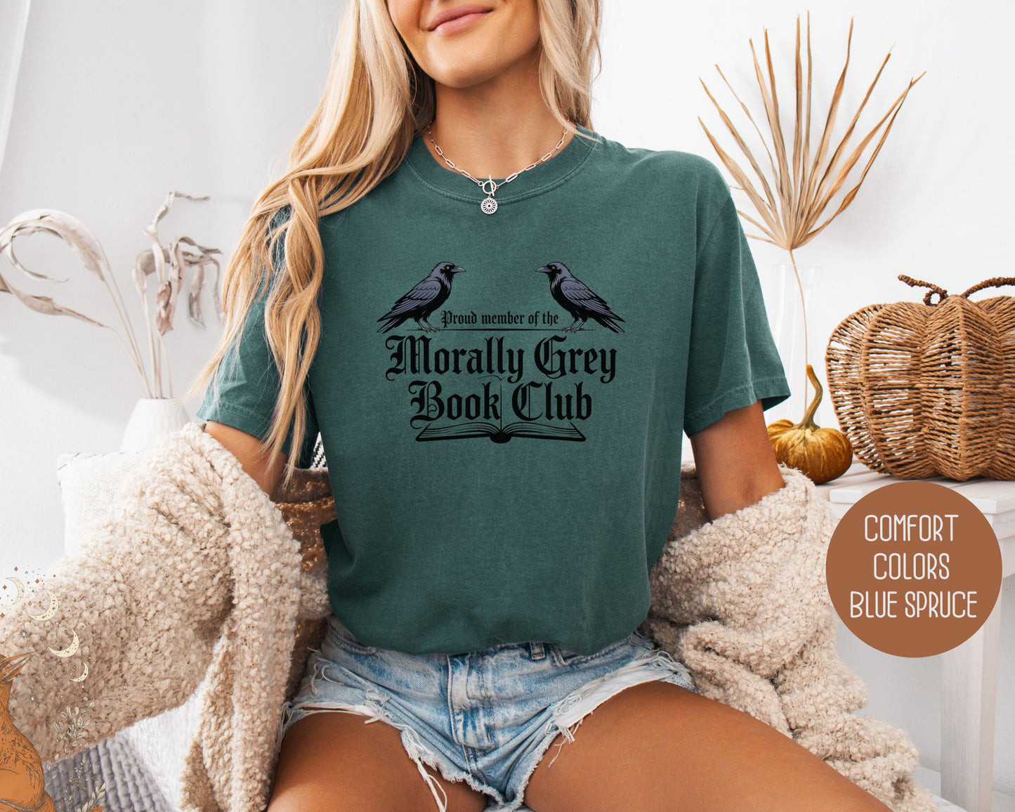 Morally Grey Book Club Comfort Colors Shirt