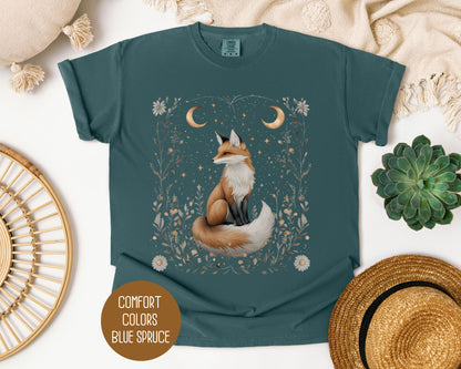 Celestial Cottagecore Fox Shirt