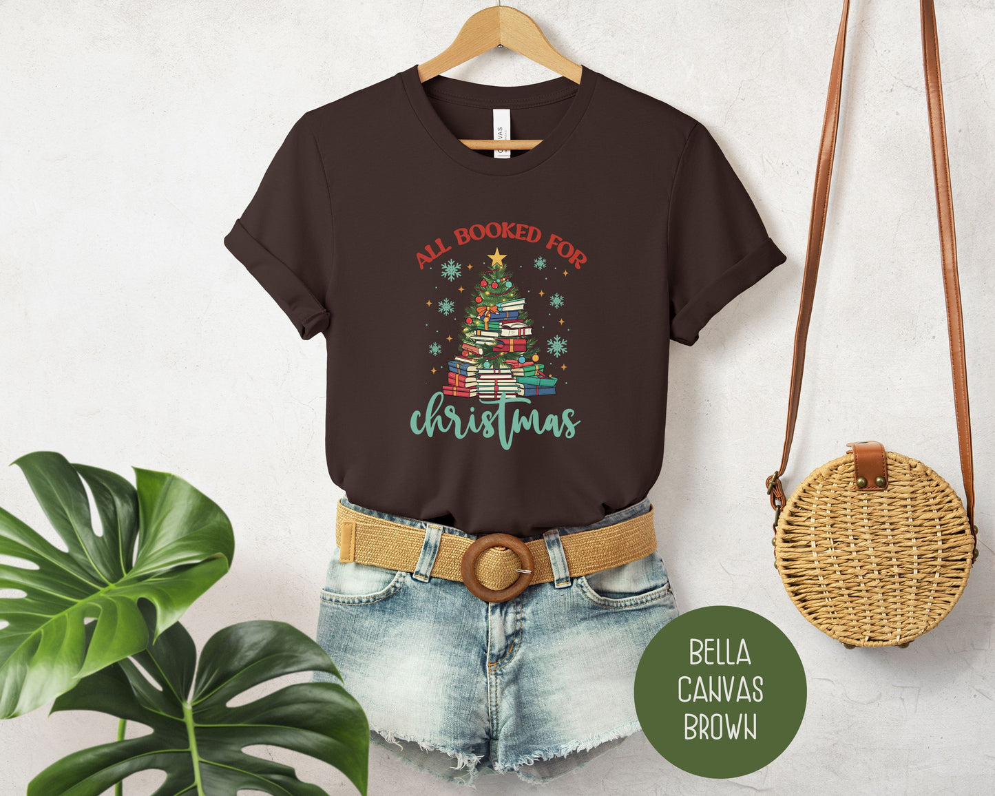 All Booked for Christmas Holiday Shirt