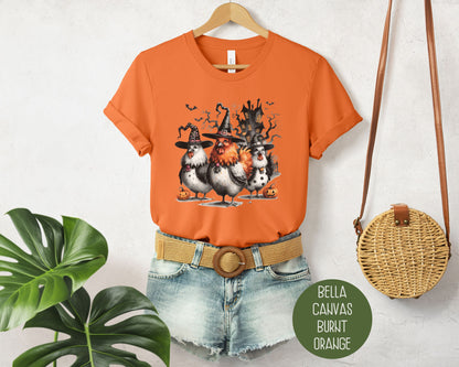 Chicken Witch Halloween Shirt