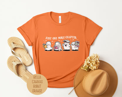 Just One More Chapter Halloween Ghost Shirt