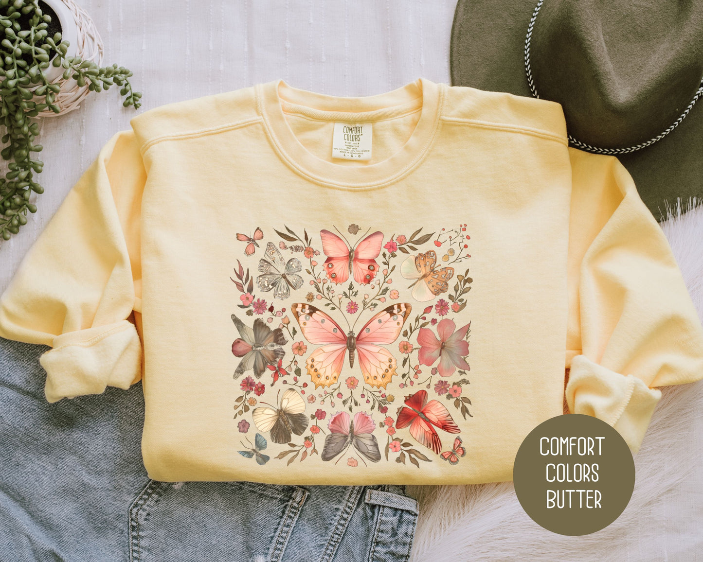 Bohemian Luna Moth Sweatshirt