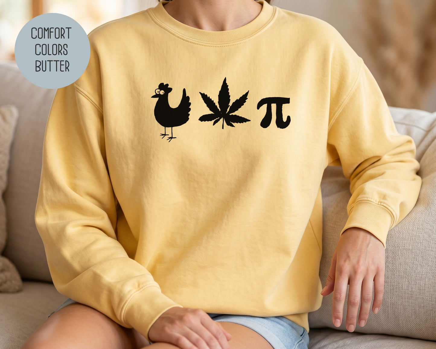 Chicken Pot Pie Comfort Colors Sweatshirt Sweatshirt  CreativeSpecialTs