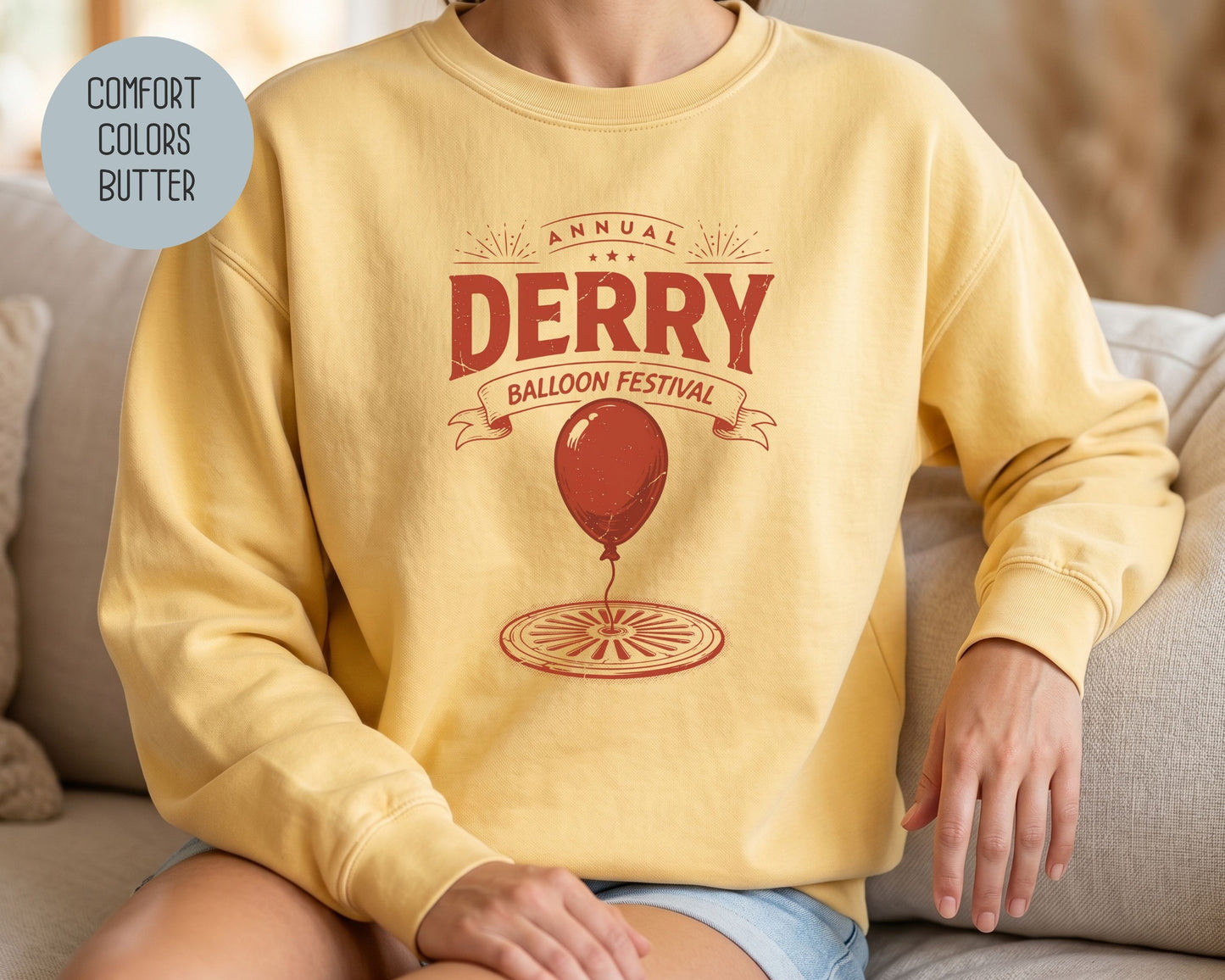 Derry Balloon Festival Comfort Colors Sweatshirt Sweatshirt  CreativeSpecialTs