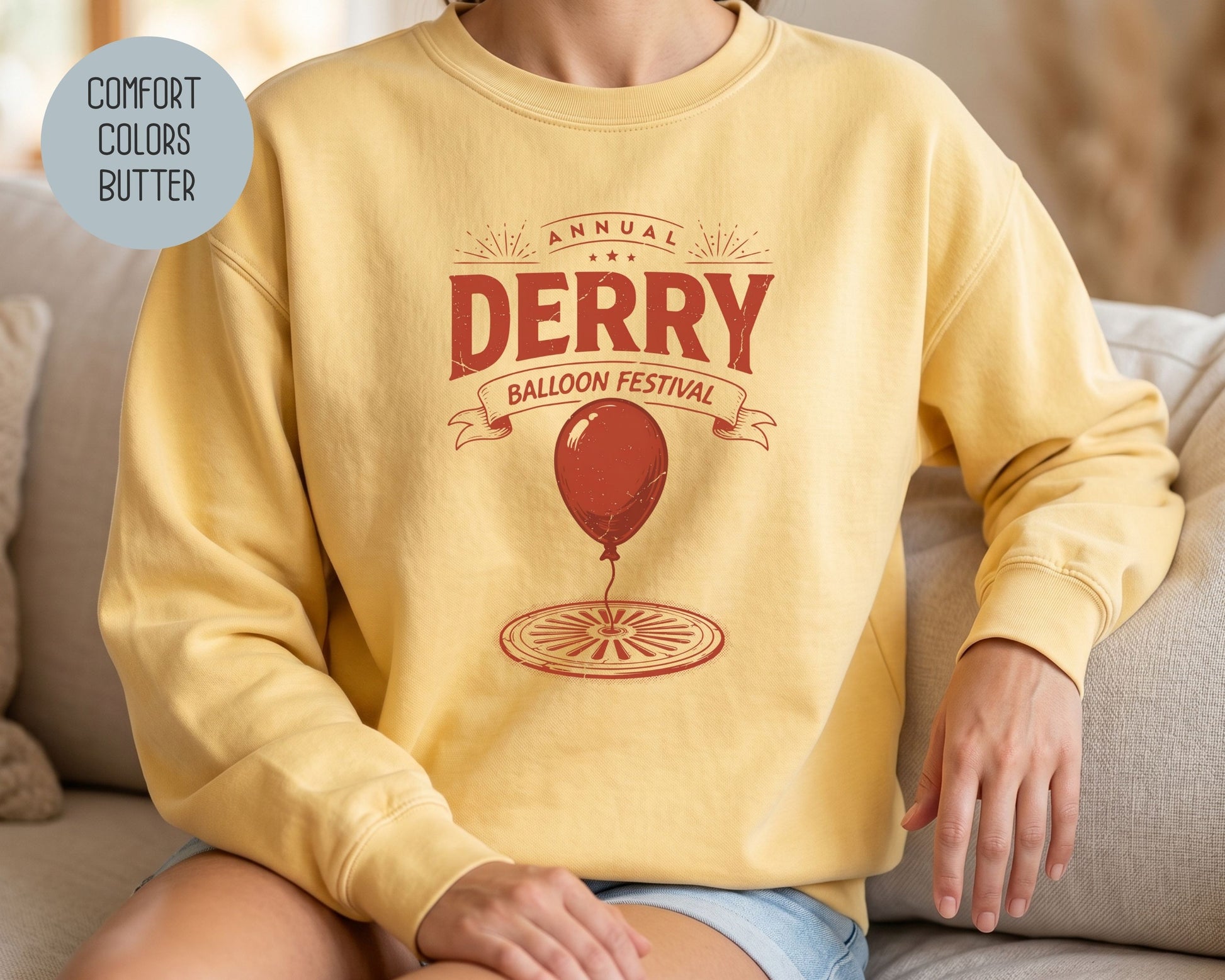 Derry Balloon Festival Comfort Colors Sweatshirt Sweatshirt  CreativeSpecialTs