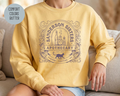 Sanderson Sisters Apothecary Comfort Colors Sweatshirt Sweatshirt  CreativeSpecialTs