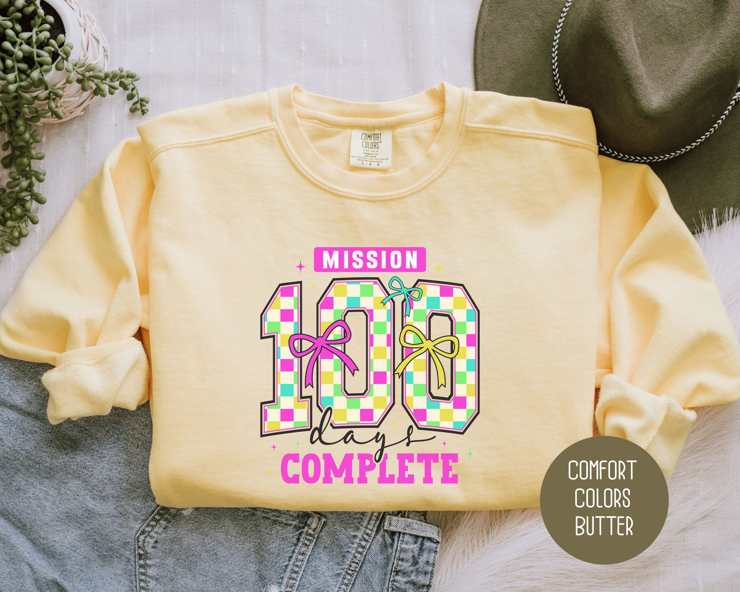 Mission 100 Days Of School Complete Sweatshirt