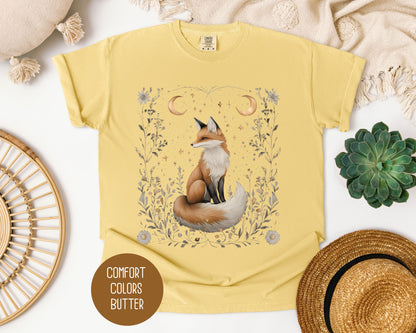 Celestial Cottagecore Fox Shirt